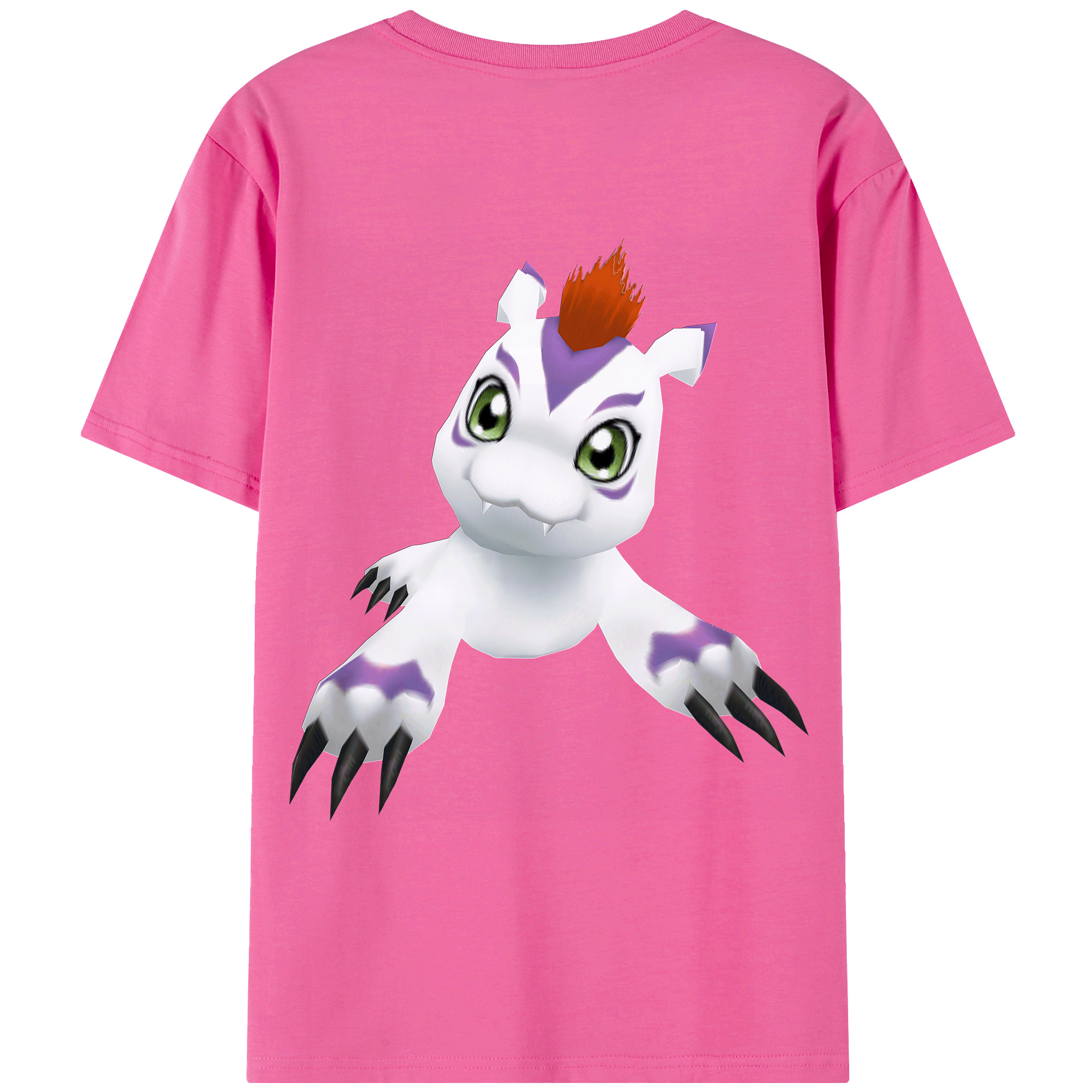 （画像用） Digimon デジタルモンスター/デジモン レディース半袖Tシャツ(バックプリント)
